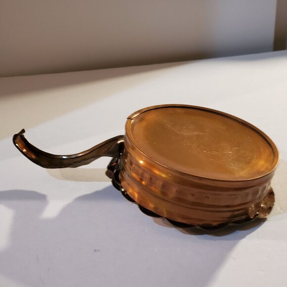 Vintage Hand Hammered Gregorian Solid Copper Silent Butler Crumb/Ash Collector - Picture 7 of 11